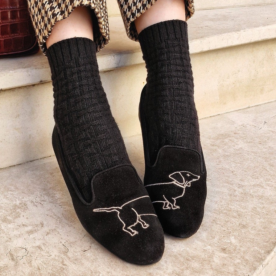 Everyday Crew Socks - 5 Pairs in Black