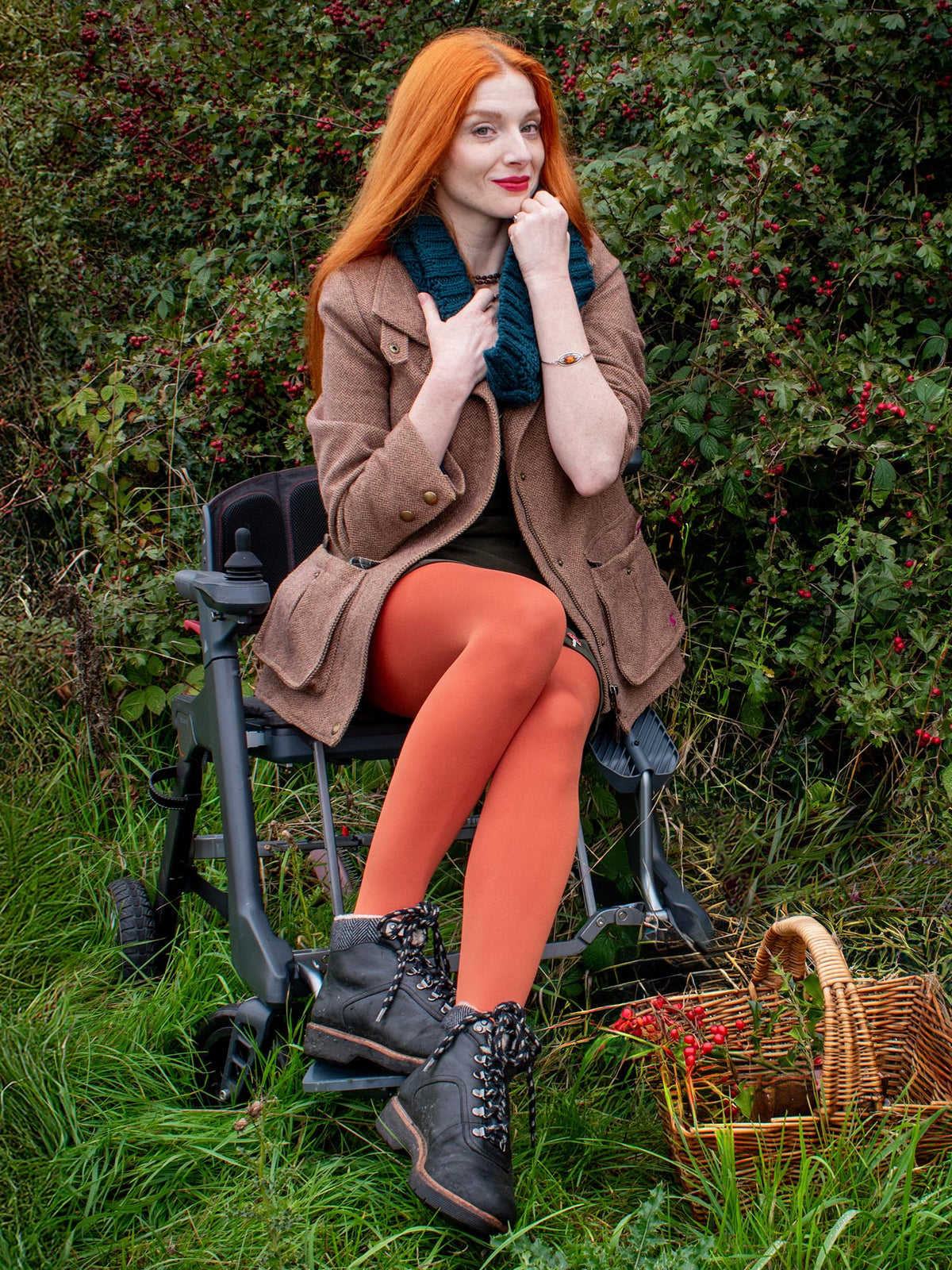 120 Denier Super-Opaque Tights - Pumpkin Spice
