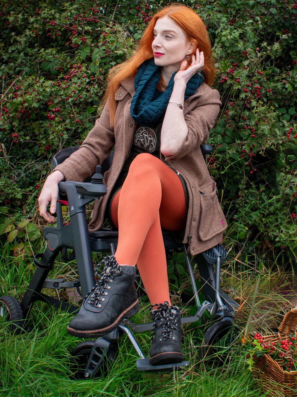 120 Denier Super-Opaque Tights - Pumpkin Spice