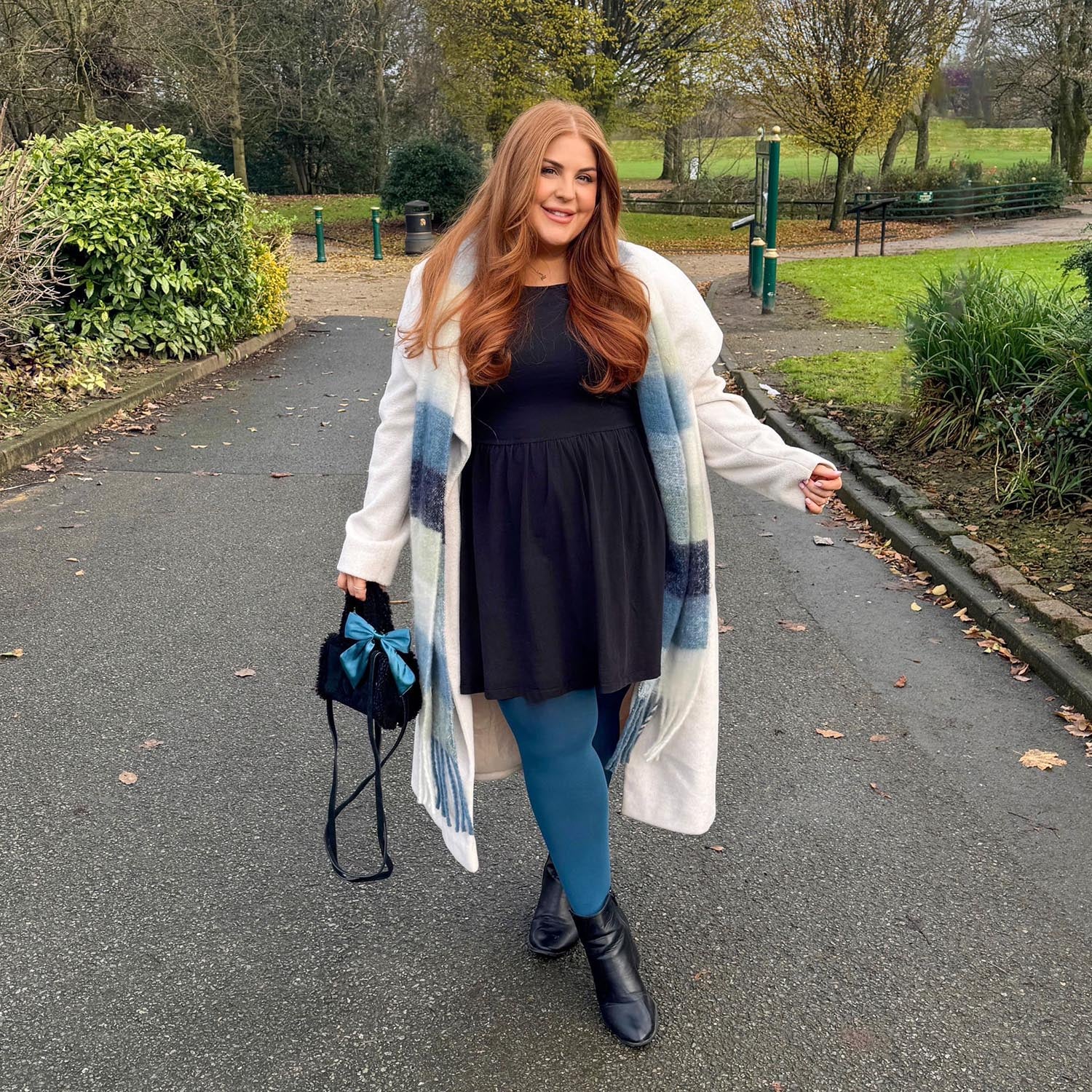 Opaque 80 Den Tights - Bone China