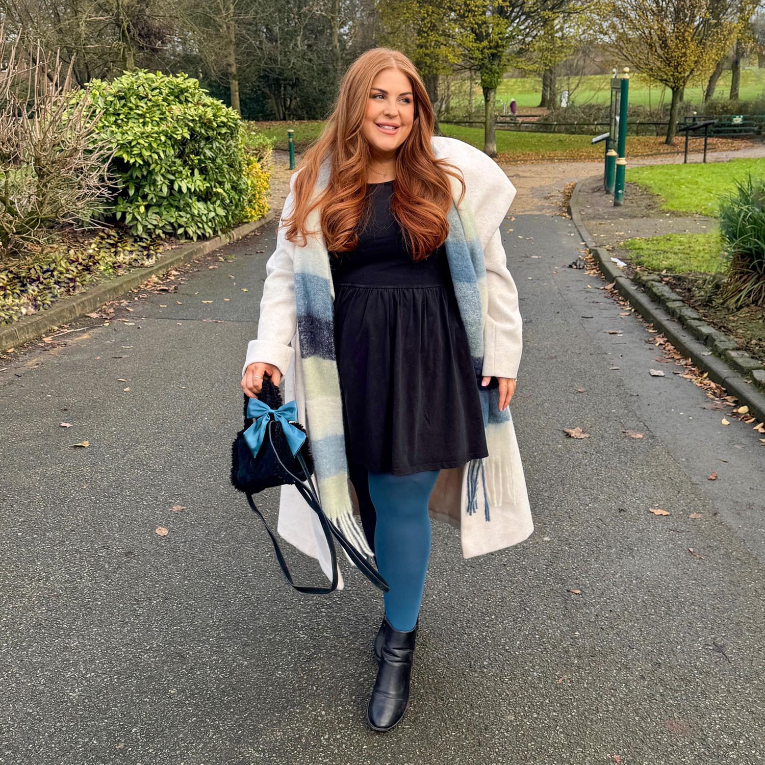 Opaque 80 Den Tights - Bone China