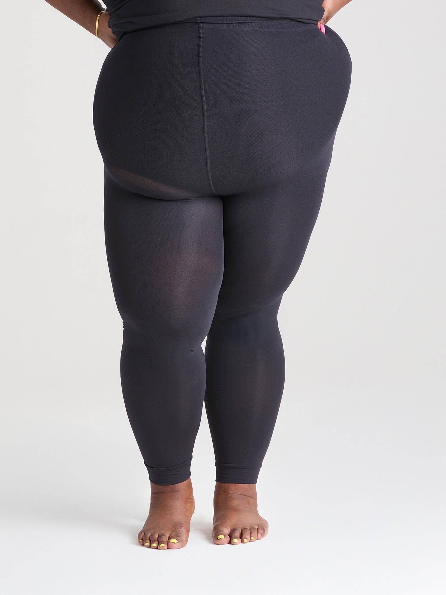 Footless Tights - Black