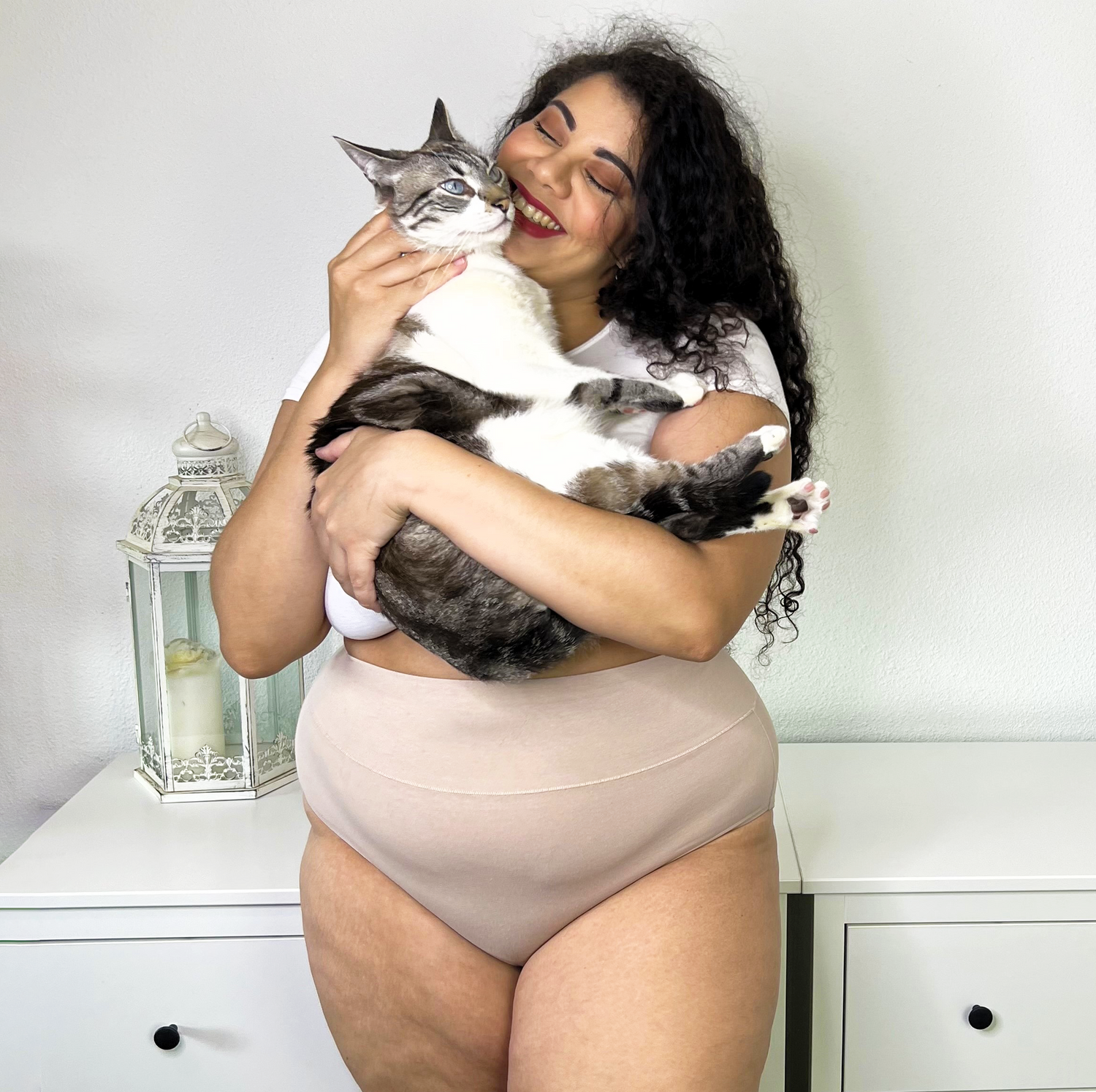 Organic Cotton Full Brief Knickers - Milk Bottle