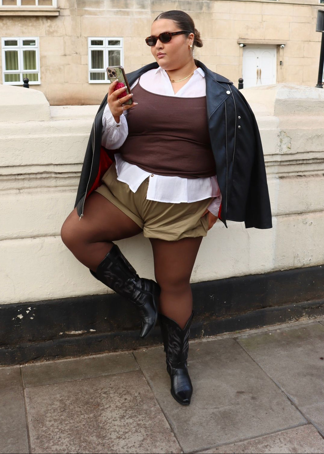 Semi-Opaque 50 Den Tights - Hot Chocolate