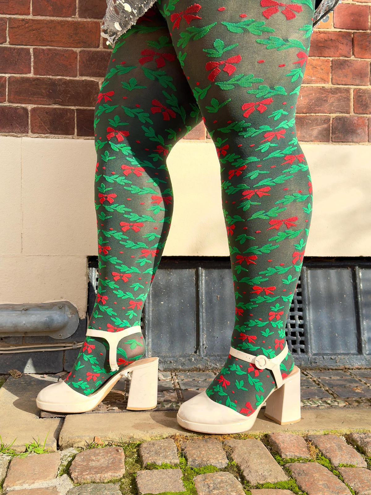Holly Dolly Tights - Crocodile