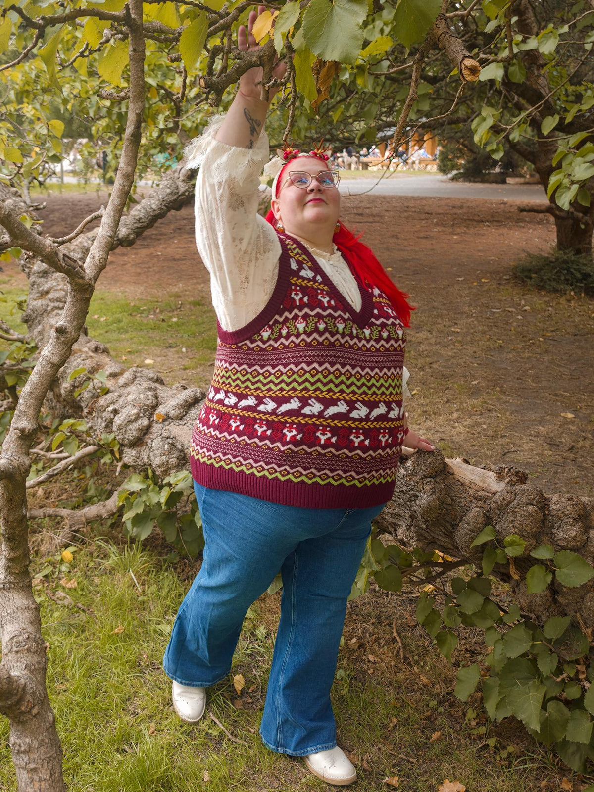 Fair Isle Vest - Woodland Adventure - Multi Colour