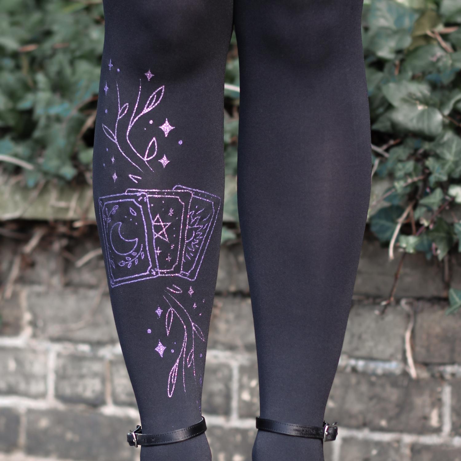 80 Denier Tarot Opaque Tights | Alternative Fashion | Snag – Snag