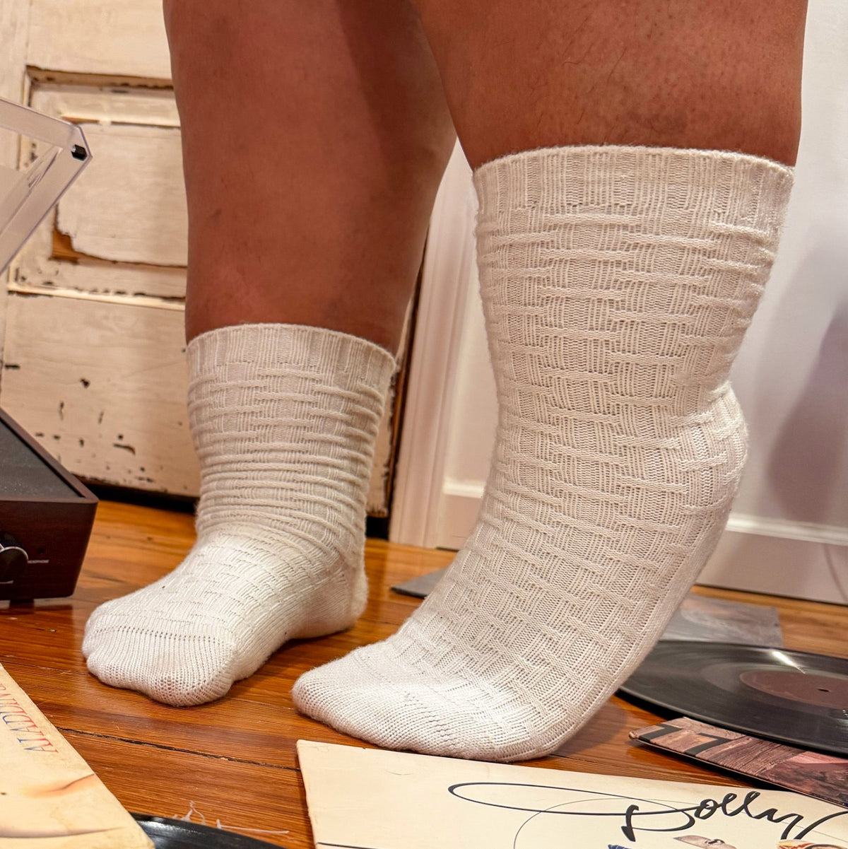 Everyday Crew Socks - White