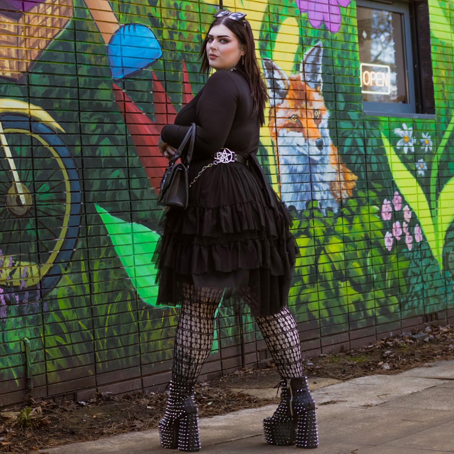 Mesh Skirt - Black