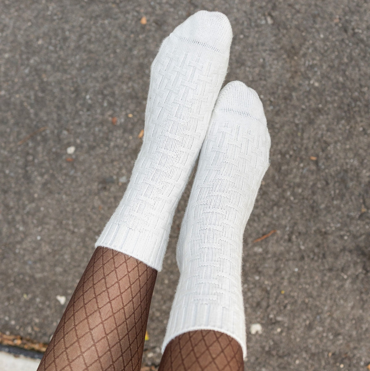 Everyday Crew Socks - White