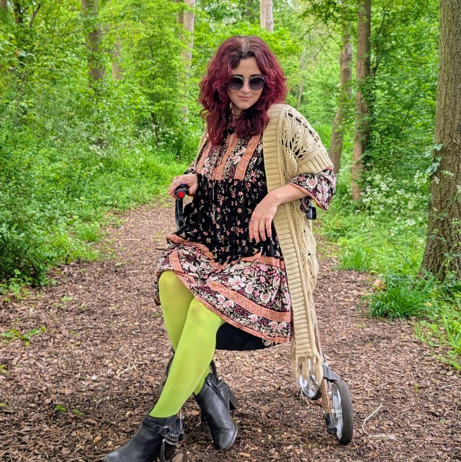 Opaque 80 Den Tights - Granny Smith