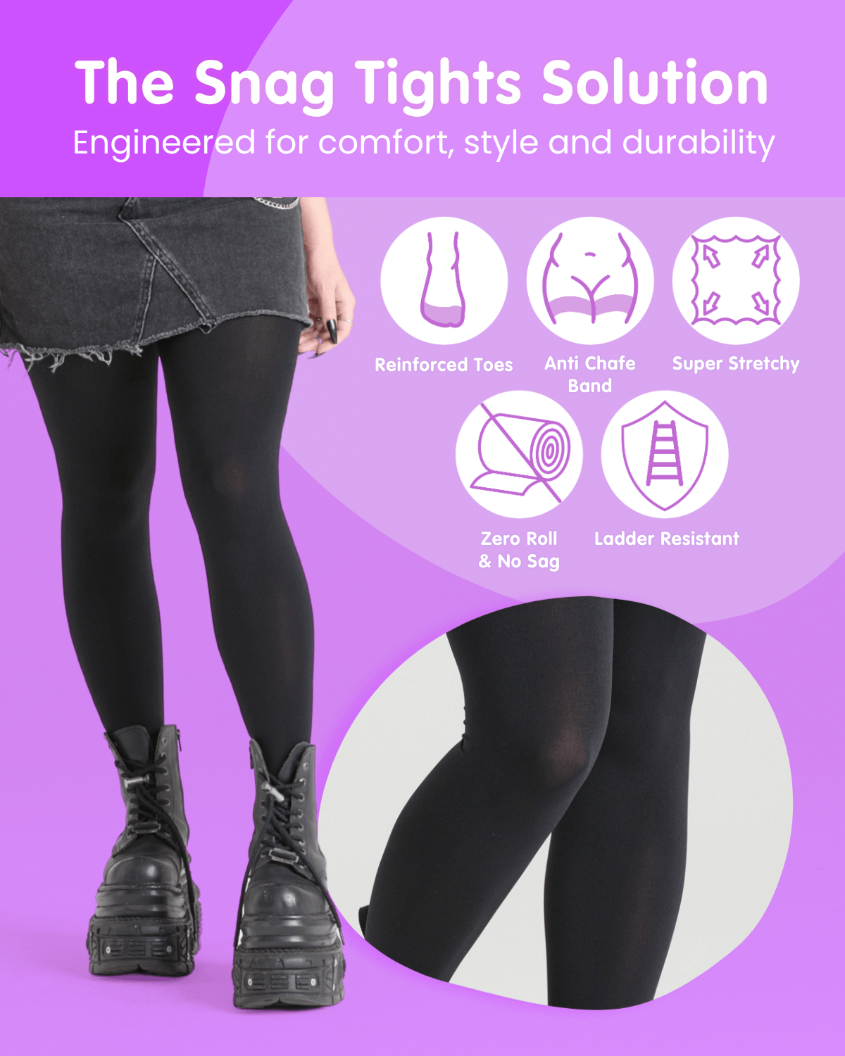 Super Opaque 120 Den Tights - Builder's Tea
