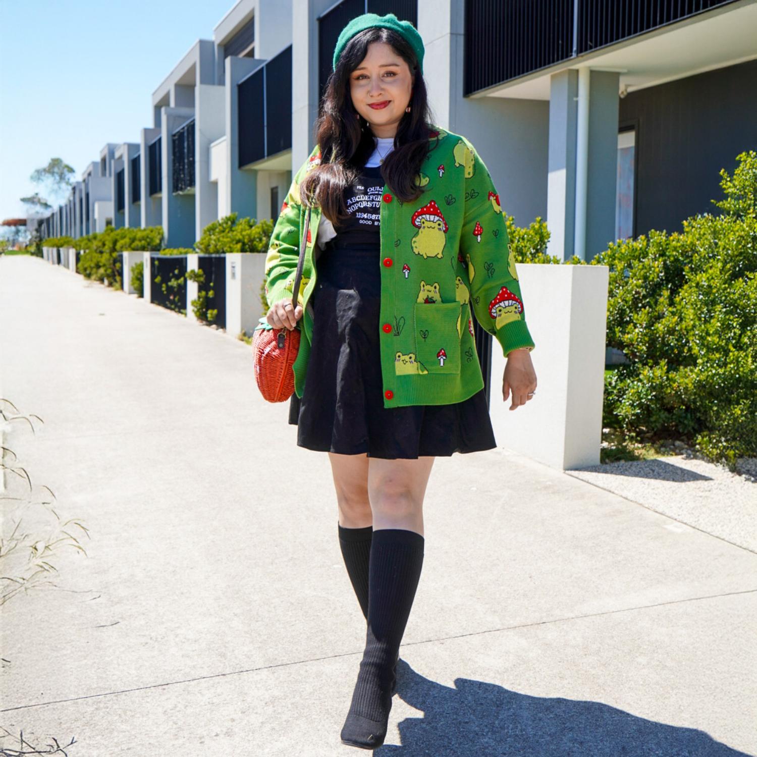 Cotton Rich Cardigan - Hoppy Meadow