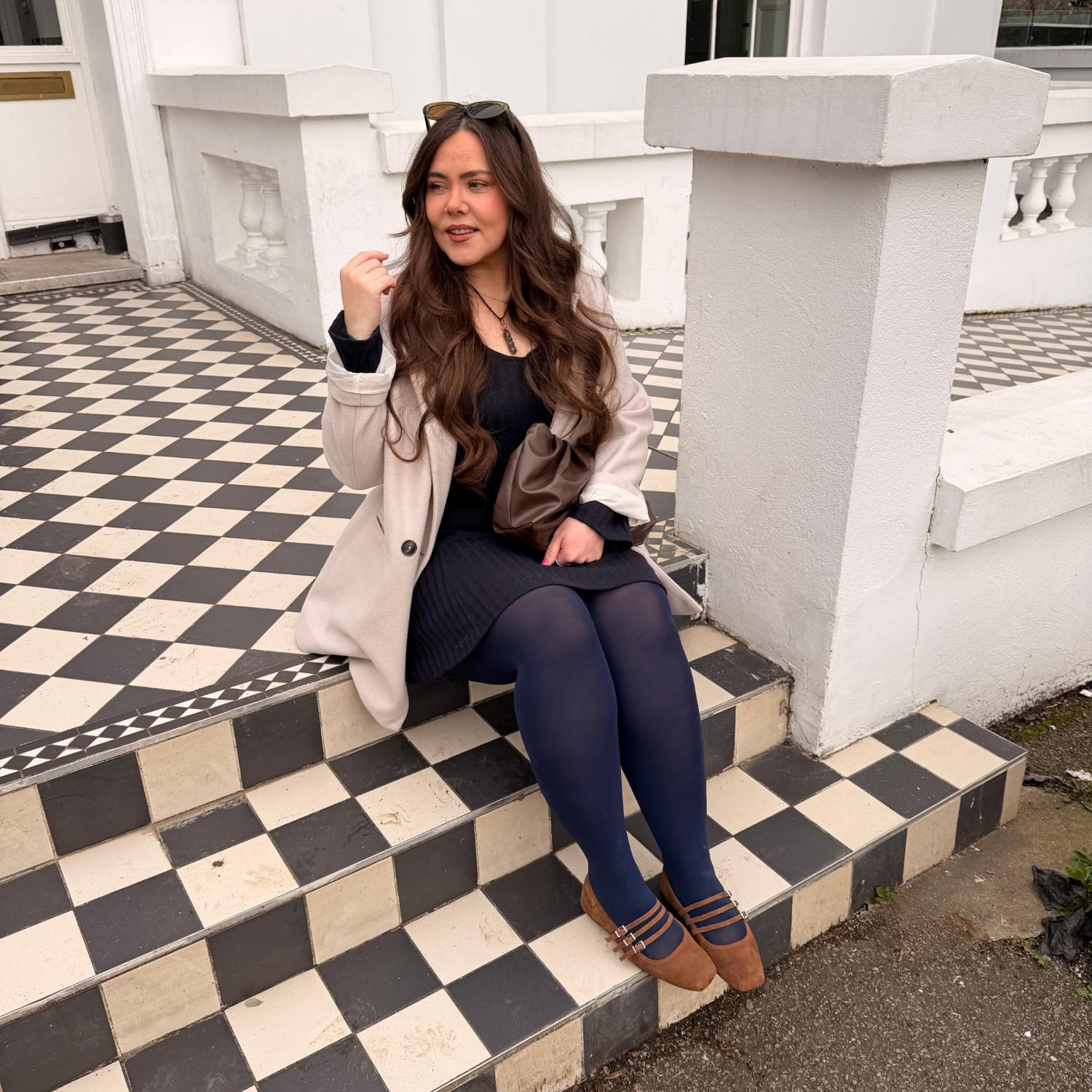 Stay Cool 80 Denier Tights - Navy