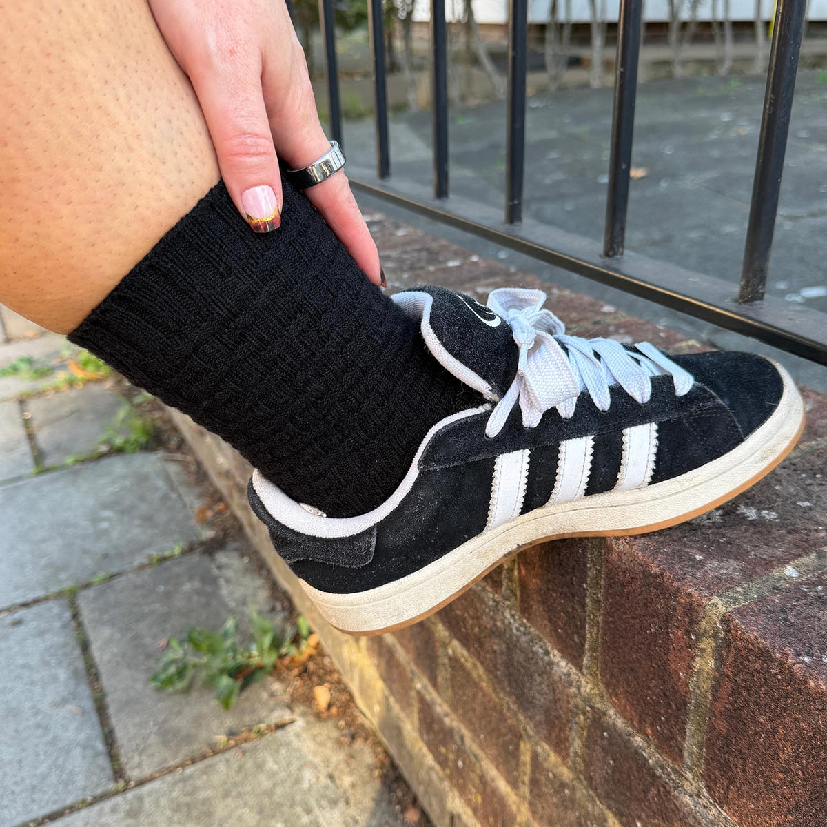 Everyday Crew Socks - Black