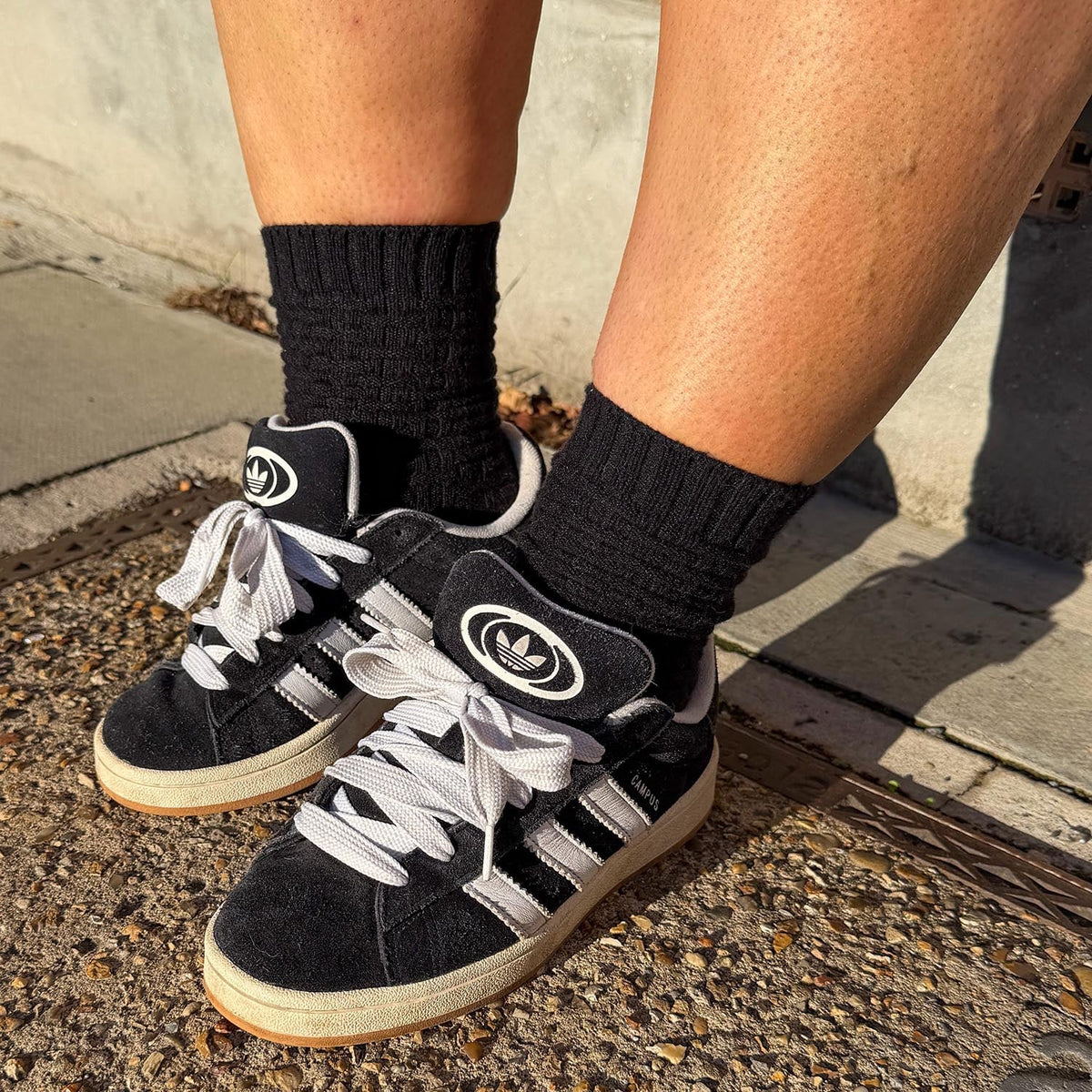 Everyday Crew Socks - Black