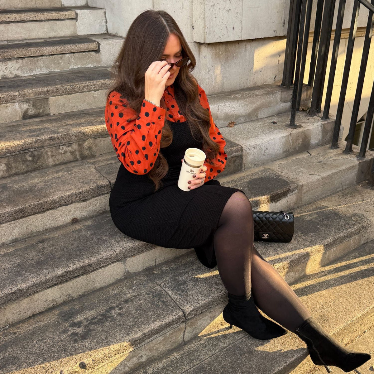 Woven Viscose Tailored Shirt - Spiced Spot