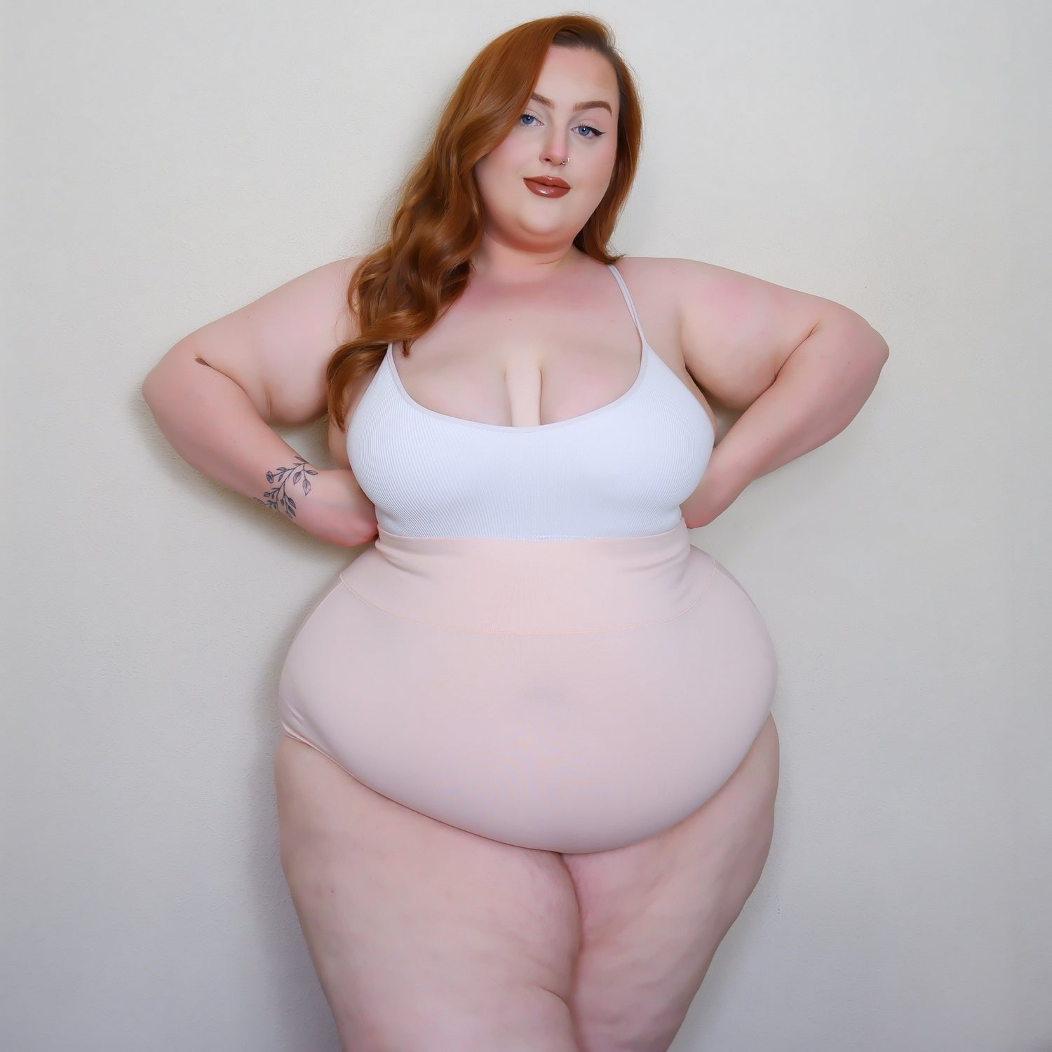 Organic Cotton Super High Waist Knickers - Ballet Pink