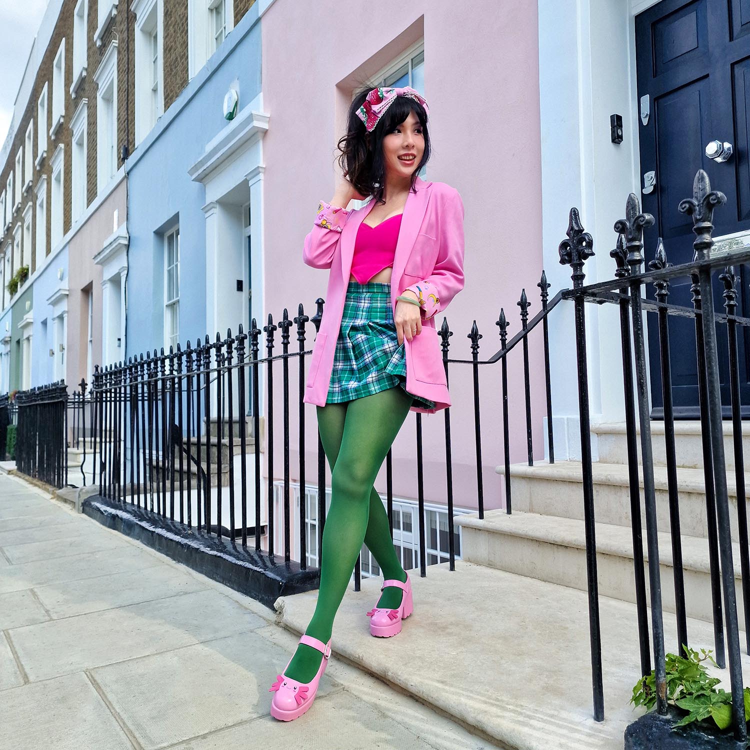 Semi-Opaque 50 Denier Tights - Petit Pois