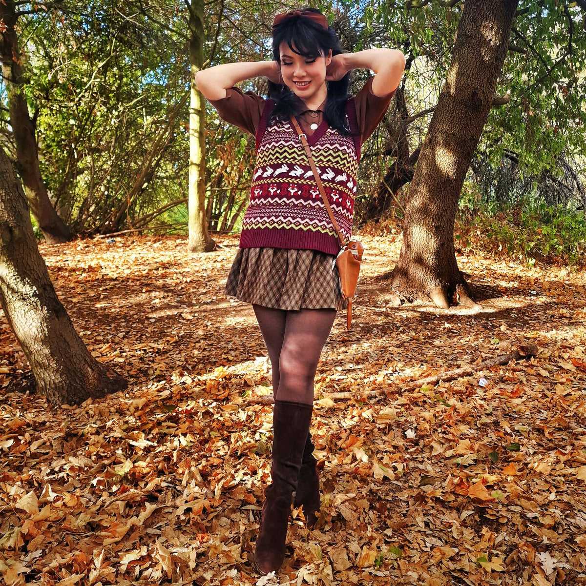 Fair Isle Vest - Woodland Adventure - Multi Colour