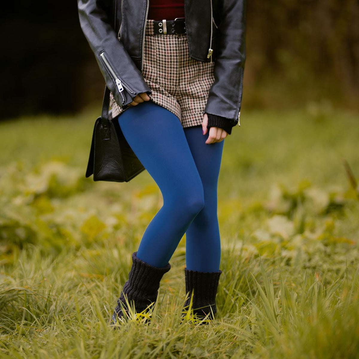 120 Denier Super-Opaque Tights - Kraken's Breath
