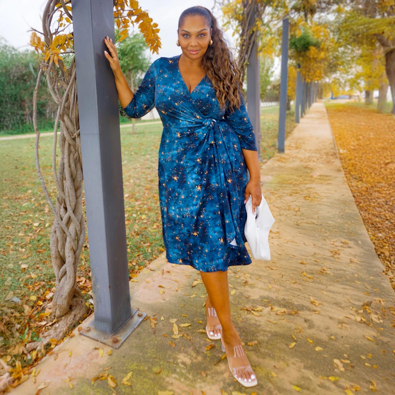Nebula Wrap Dress