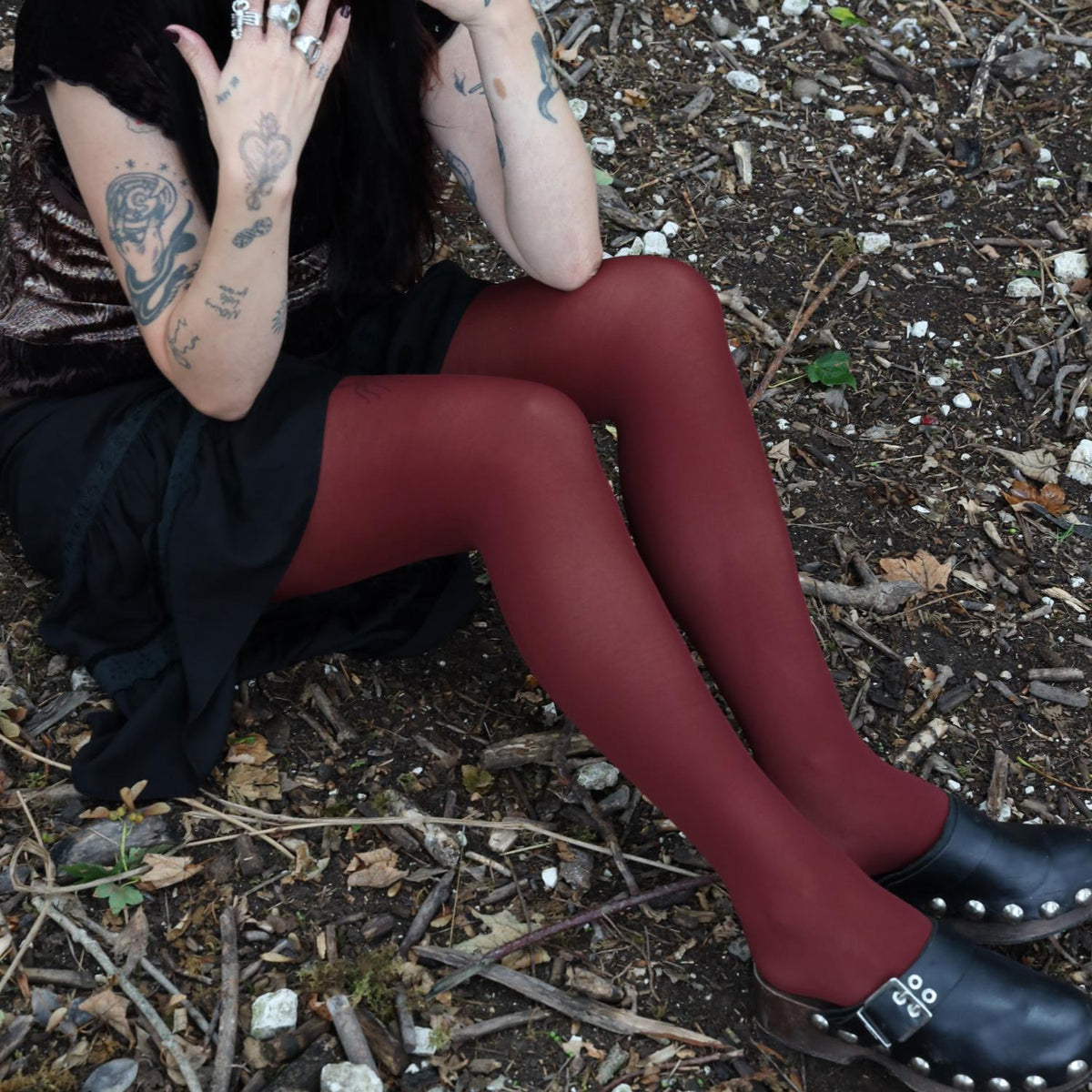 Semi-Opaque 50 Denier Tights - Roast