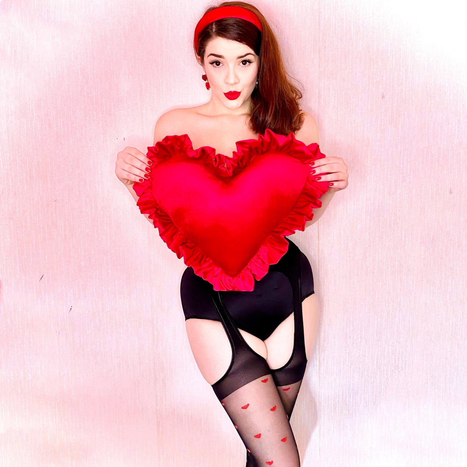 Sheer 30 Den Mock Garter - Love Me