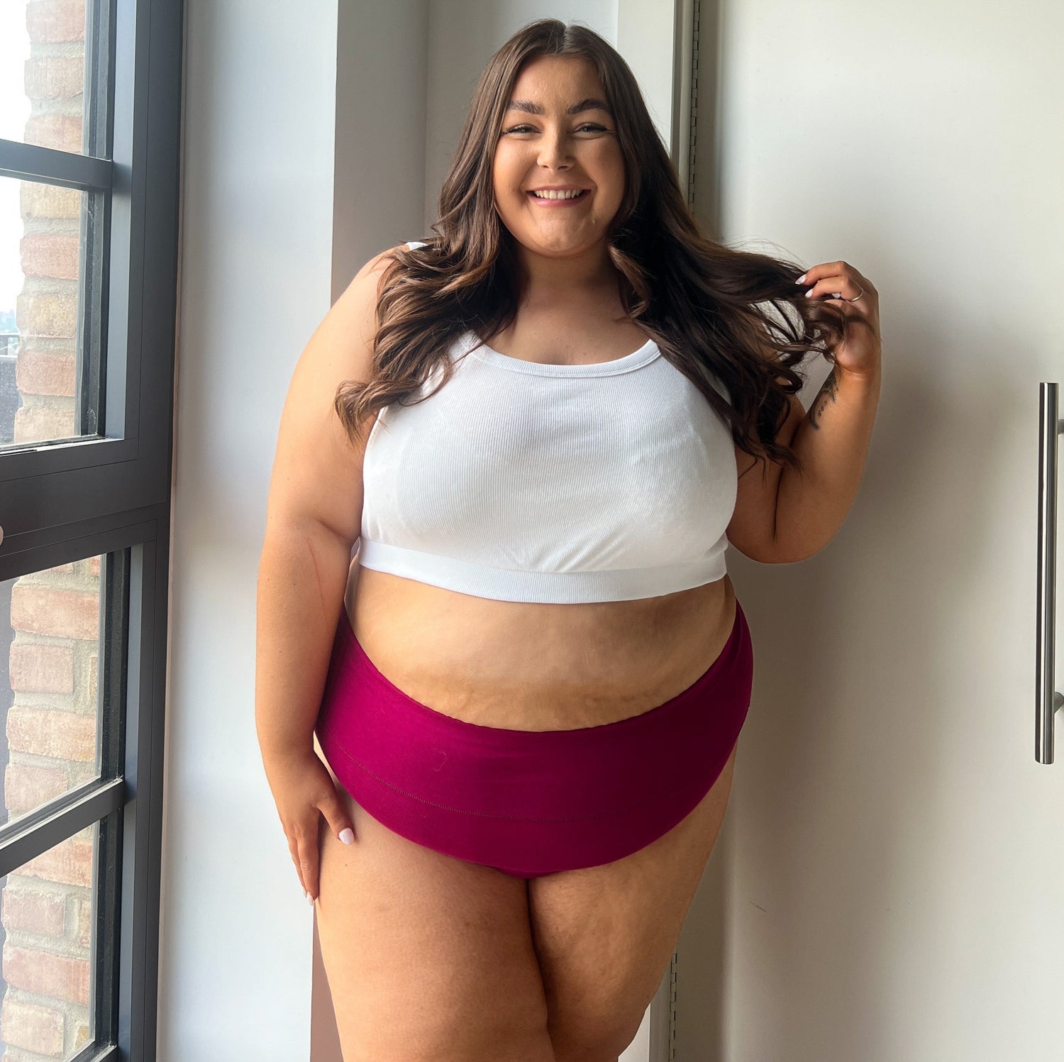 Organic Cotton G-String - Raspberry Pie