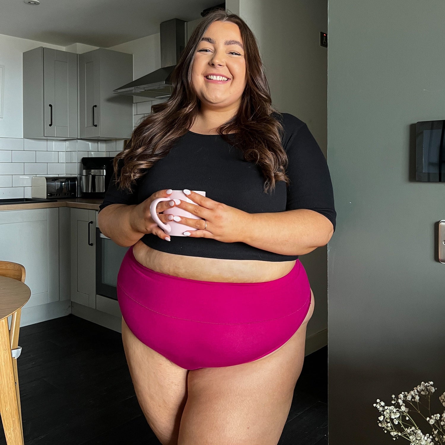 Organic Cotton G-String - Raspberry Pie