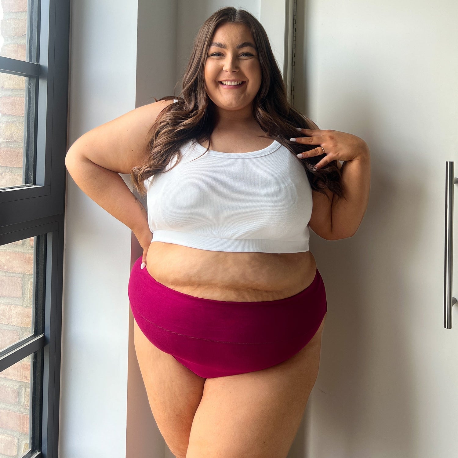 Organic Cotton G-String - Raspberry Pie