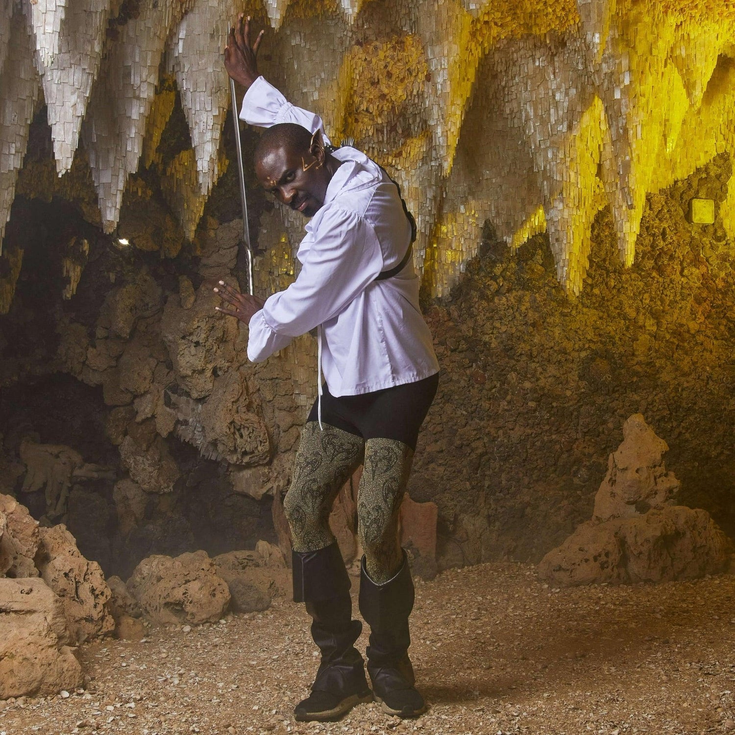 ACOTAR Tights - Gold Legion - Snag Tights Australia