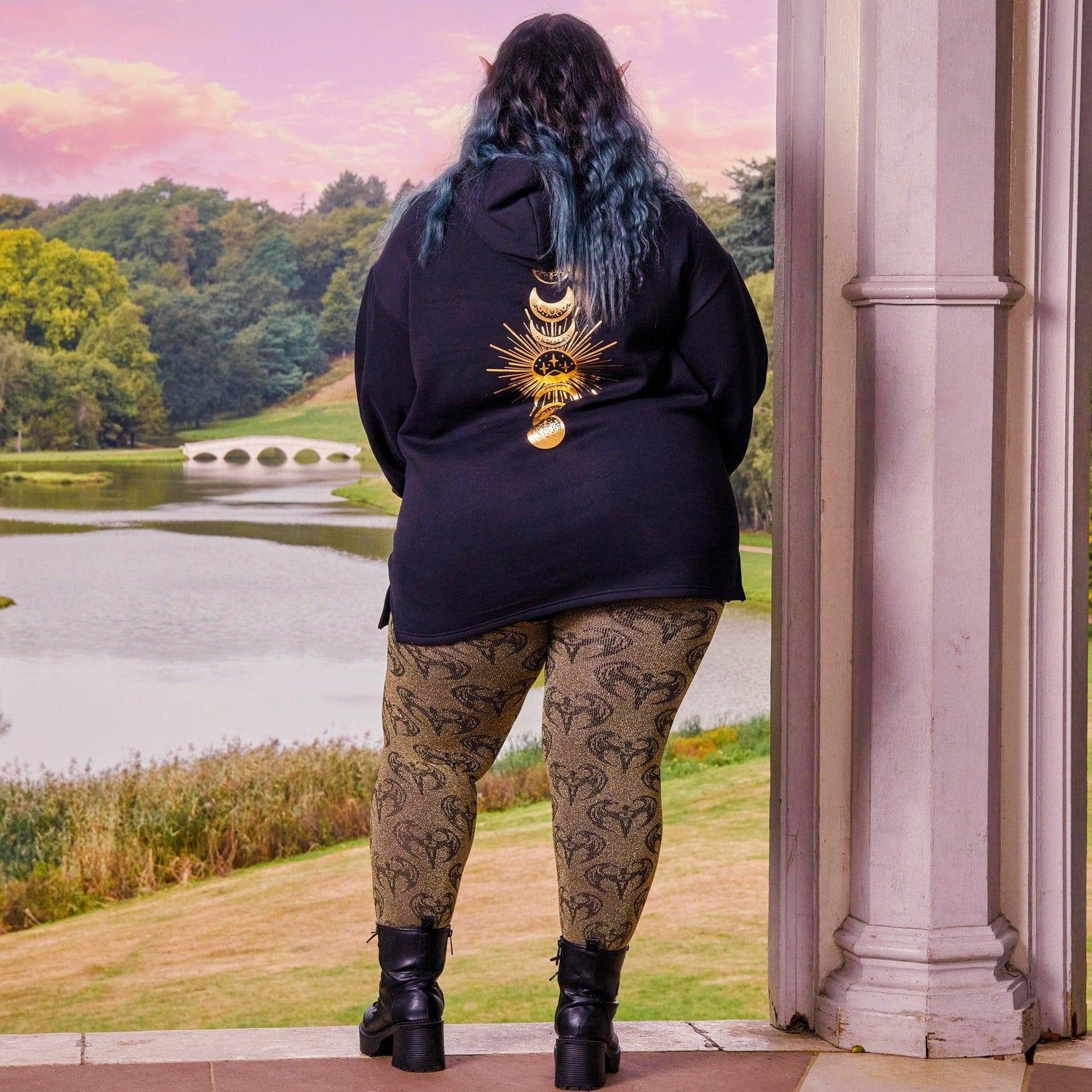 ACOTAR Tights - Gold Legion - Snag Tights Australia