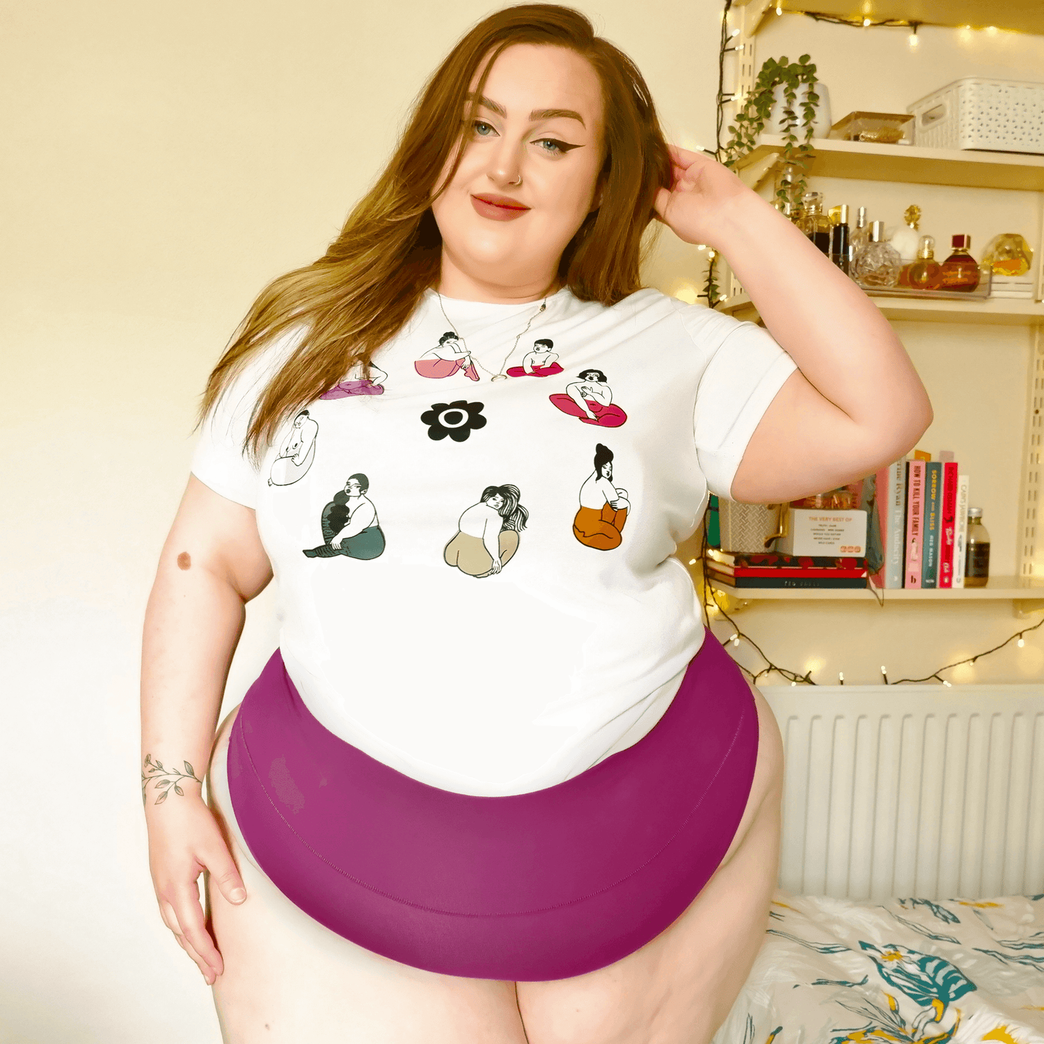 Organic Cotton G-String - Figgy Pudding