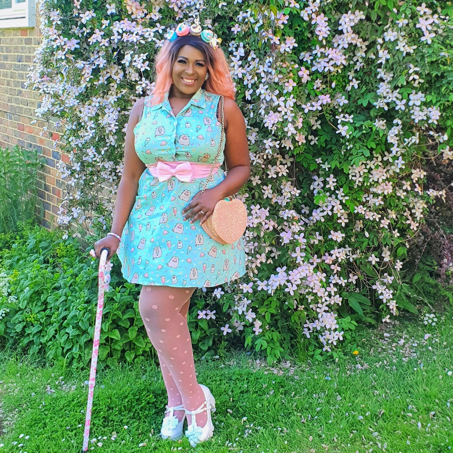 Tights - Semi-Opaque Polka - Abricot