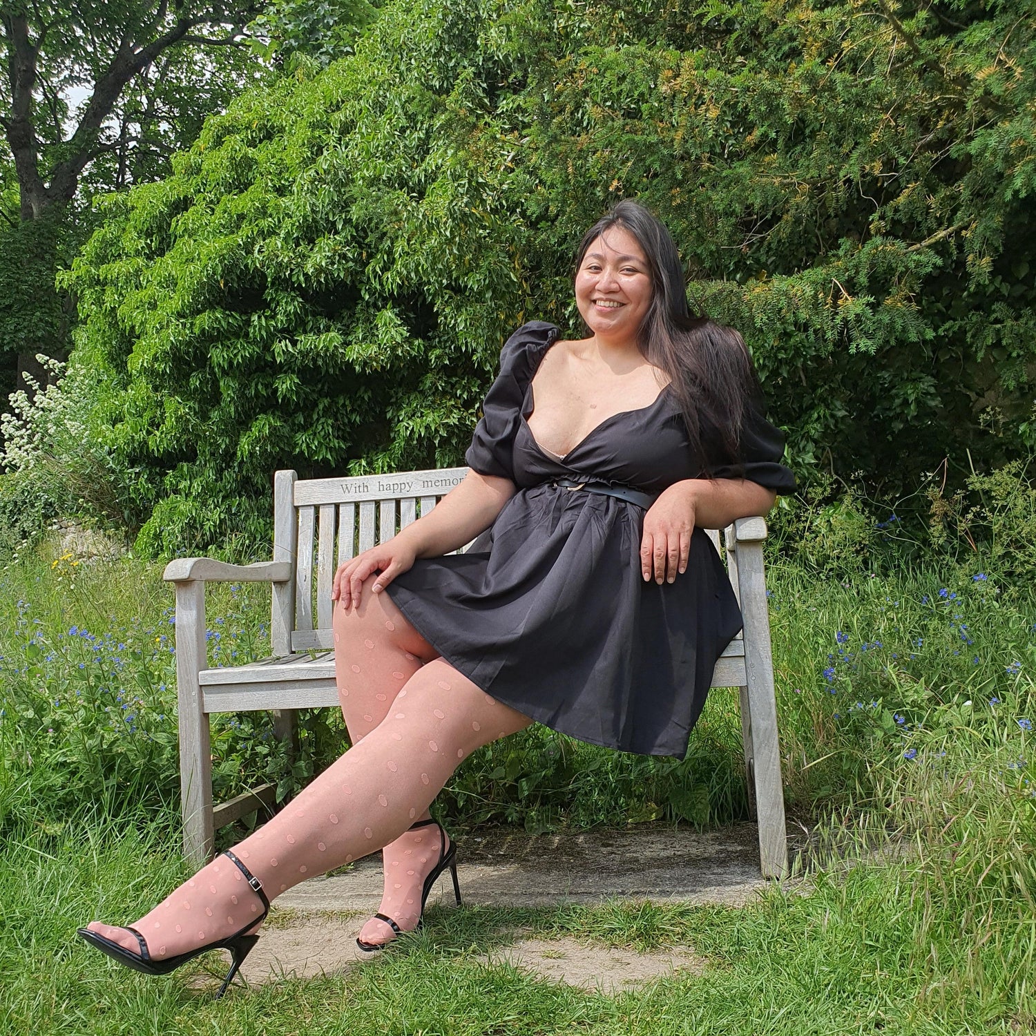 Tights - Semi-Opaque Polka - Abricot