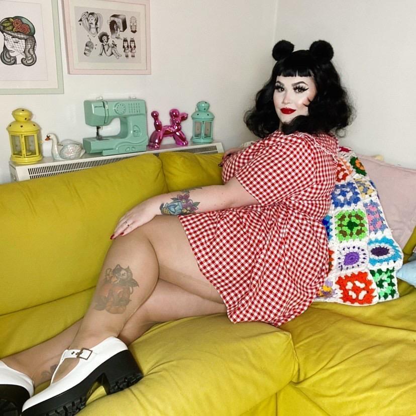 Core Tights - Sheer Mock Garter - Burlesque