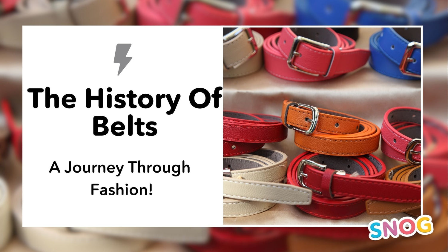 The History of Belts: A Journey Through Fashion