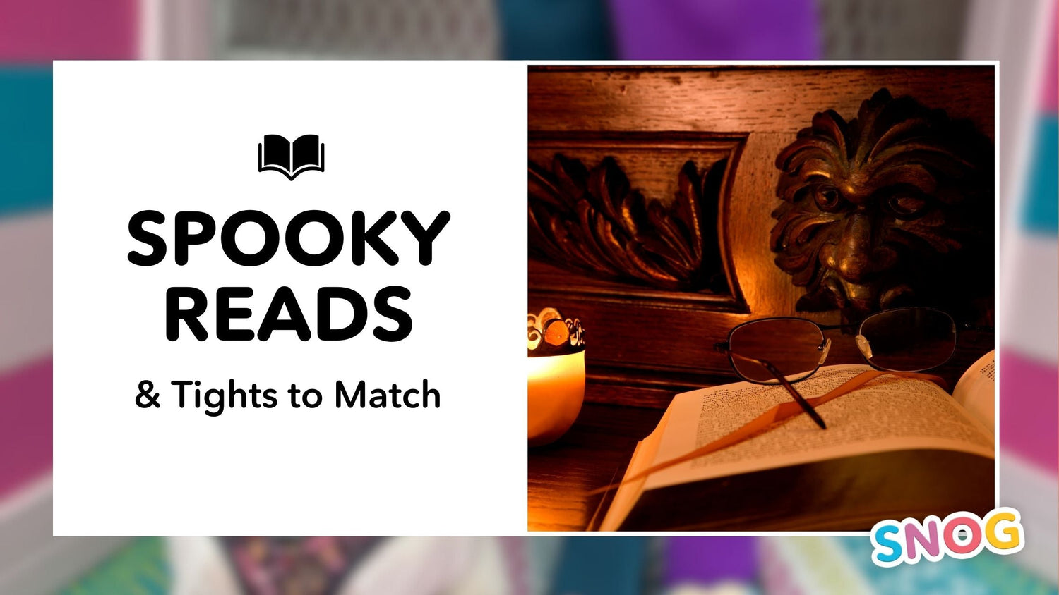 Spooky Reads for October Paired with Autumnal Tights