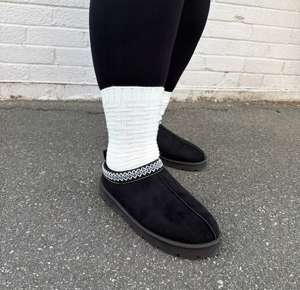 Everyday Crew Socks - White