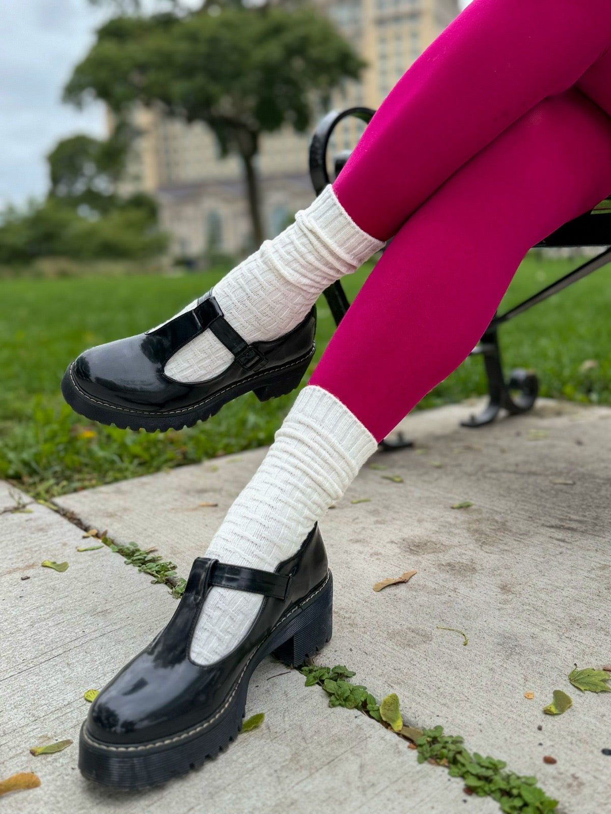 Everyday Crew Socks - White