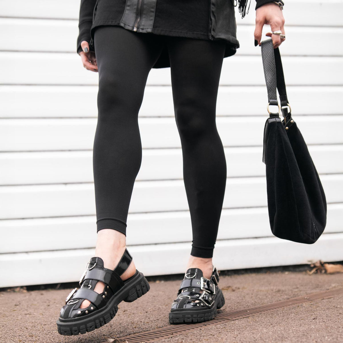 Footless Tights - Black
