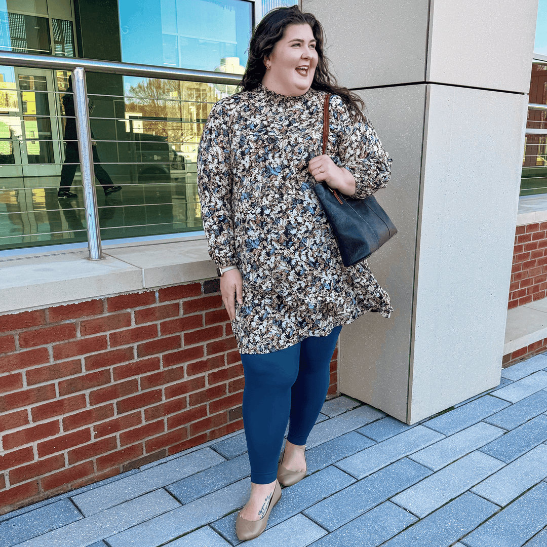 Navy Blue Footless Tights Bone China Snag Snag Australia