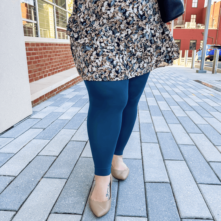 Navy Blue Footless Tights Bone China Snag Snag Australia