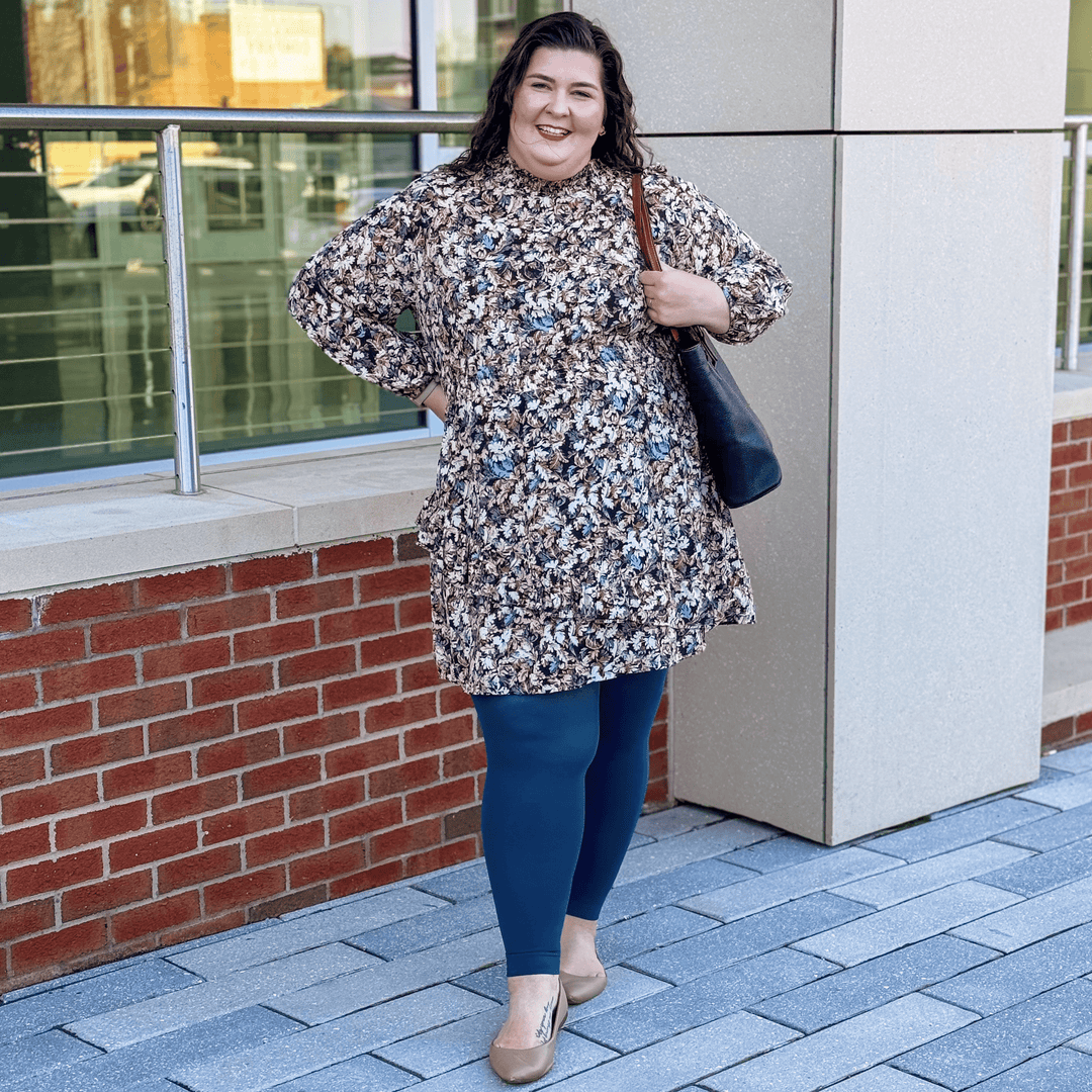 Navy Blue Footless Tights Bone China Snag Snag Australia