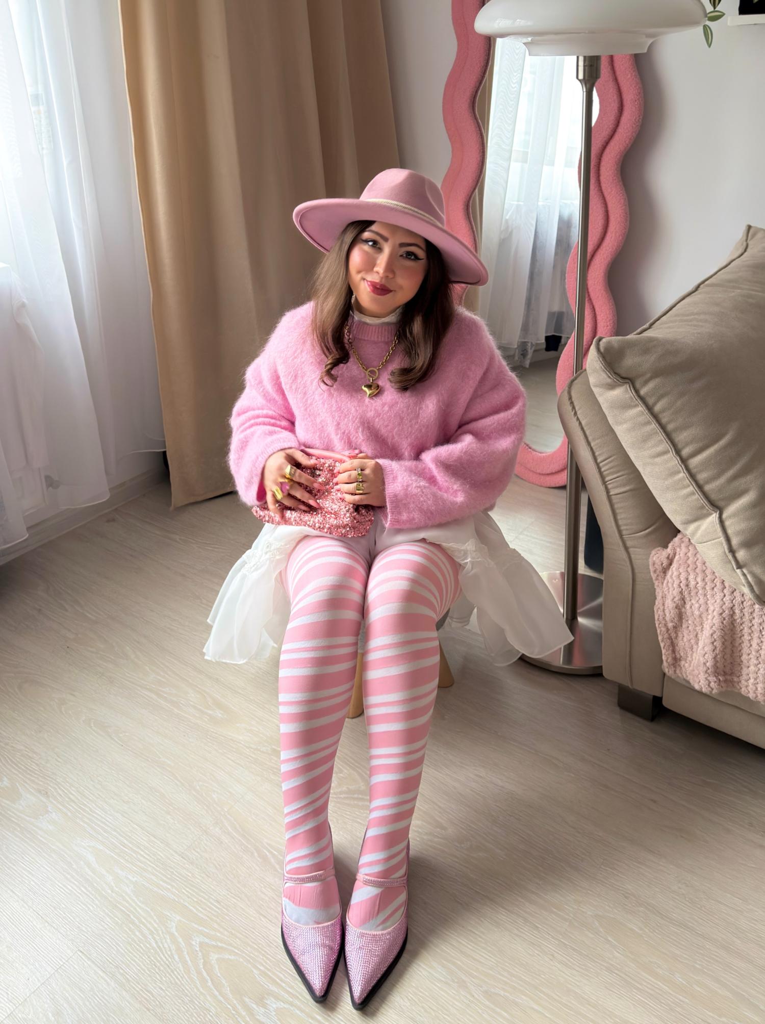 80 Denier Opaque Tights - Sugar Plum