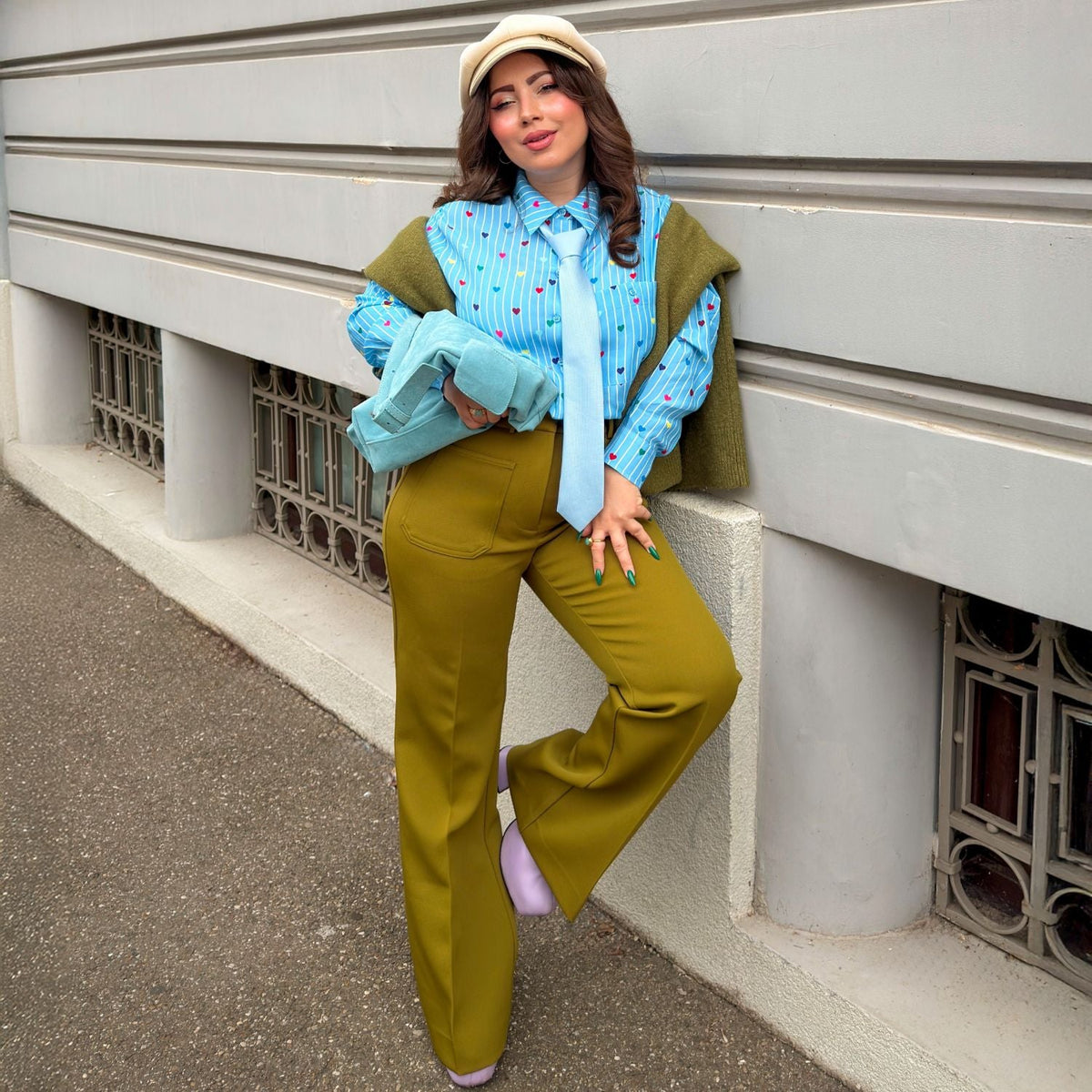 Woven Viscose Tailored Shirt - Love Line