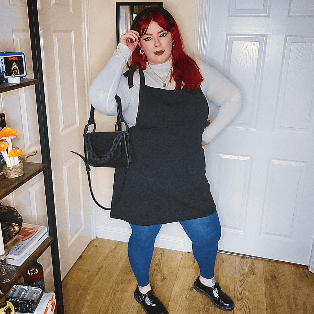 Navy Blue Footless Tights Bone China Snag Snag Australia