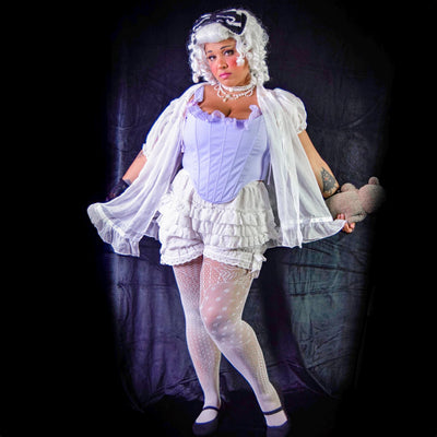 In Pieces Fishnets - Snowball