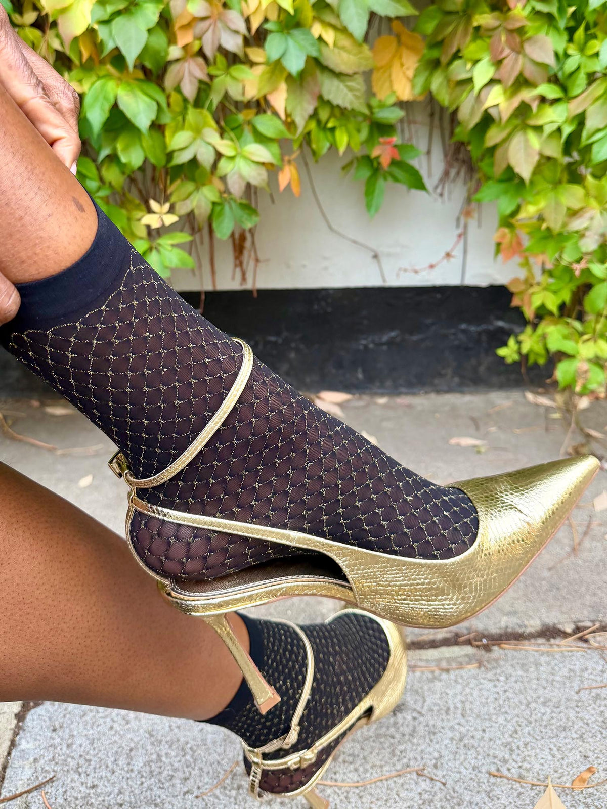 Blackadder Ankle Socks - Gold